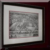 A01. Framed Essex print. Frame 30”h x 35”w 